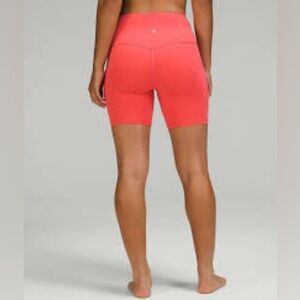 🍓🍑 LULULEMON ALIGN Short with pockets 6 inch Pale Raspberry